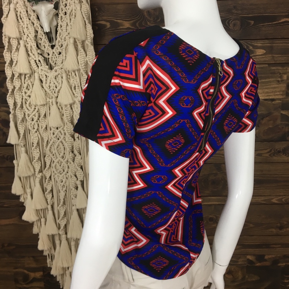 Fun & Flirt | Geometric Aztec‎ Top - Picture 3 of 5